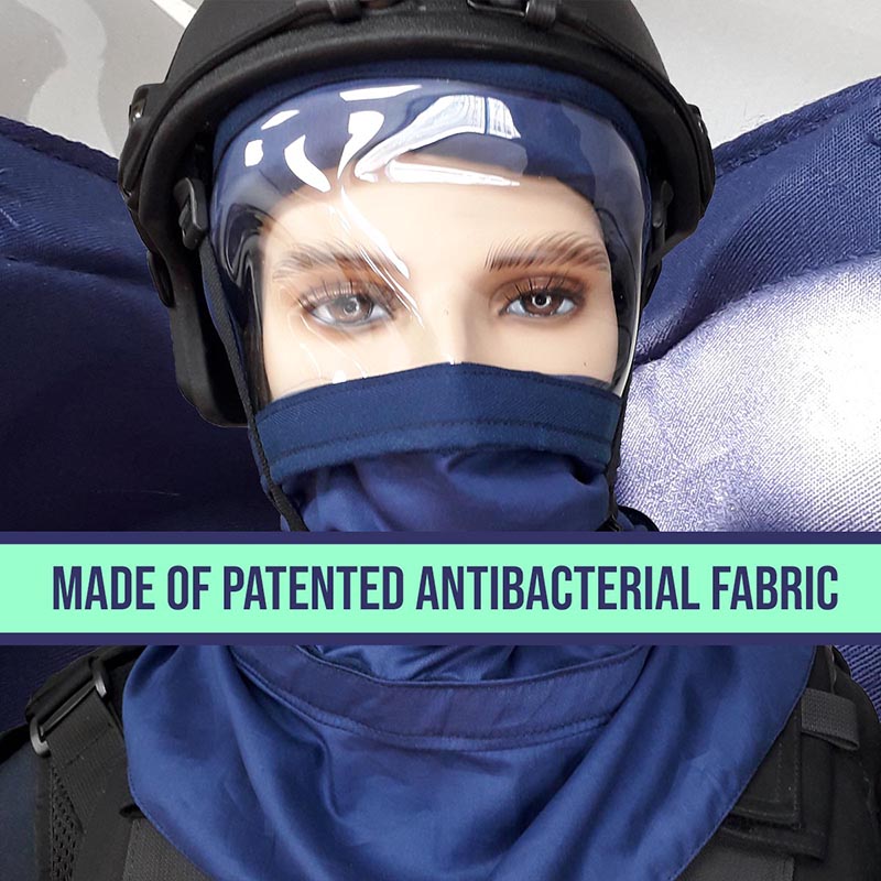 The Protector - Made of Patented Antibacterial Polyester and Cotton Blend Fabric